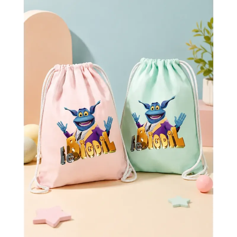 Sac à dos cordelette en coton Le Bigdil
